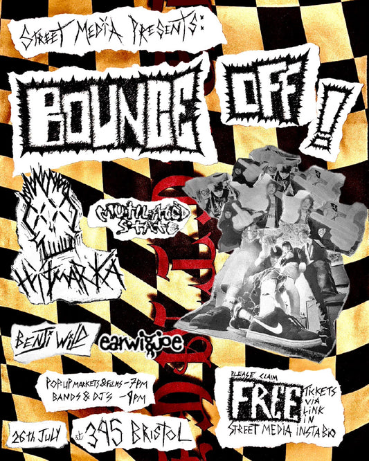 BOUNCE OFF parkour afterparty with live punk bands and DJ's